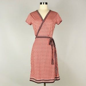 Max Studio Wrap Dress (M) multi-Colored